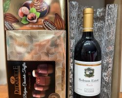 S09 - Hobson Estate Merlot, Delafaille Belgian Truffles & Choco Voglia Italian Pralines